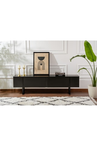 Meuble TV 2 abattants Serenity  - 180 x 50 x 29,5 cm