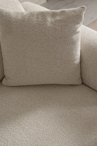 Canapé convertible - Crème - 3 places - En polyester
