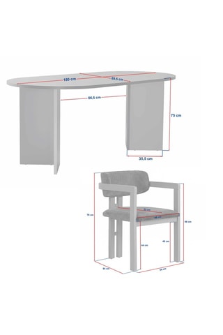 Ensemble de salle à manger - 7 pièces