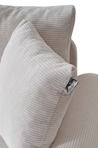 Canapé d'angle gauche - 3 places - En polyester