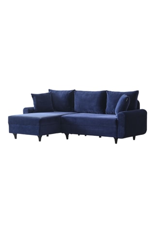 Canapé d'angle gauche - 3 places - En polyester