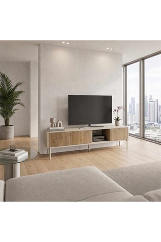 Meuble TV 3 tiroirs - 150 x 40 x 36 cm
