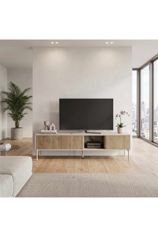 Meuble TV 3 tiroirs - 150 x 40 x 36 cm