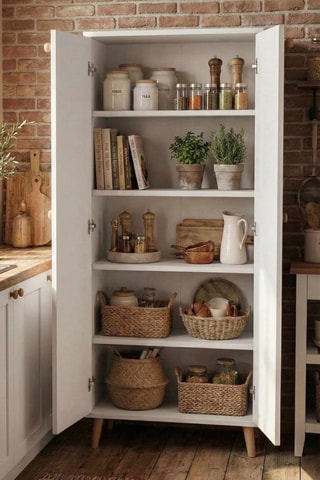 Meuble de rangement 2 portes - 130 x 60 x 30 cm
