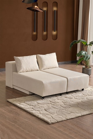 Canapé convertible - 2 places - En polyester