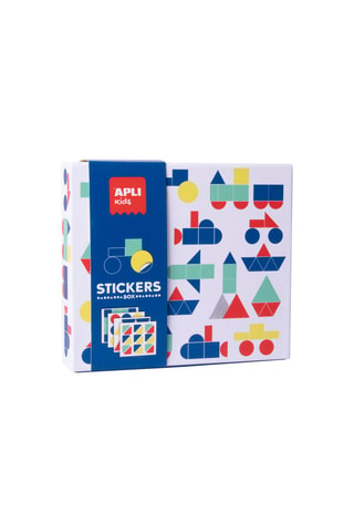 Kit gommettes géométriques Multicolore