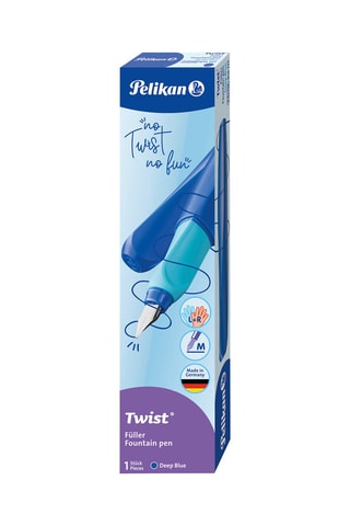 Stylo-plume Twist - Encre bleue