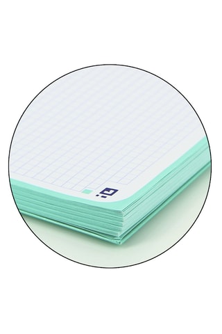 Carnet à carreaux - 180 pages - Vert d’eau