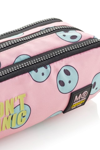 Trousse Don't Panic - Rose - Rose, jaune et bleu