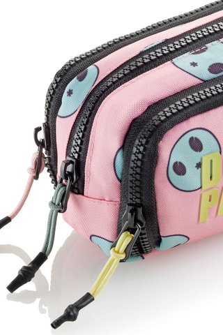 Trousse Don't Panic - Rose - Rose, jaune et bleu