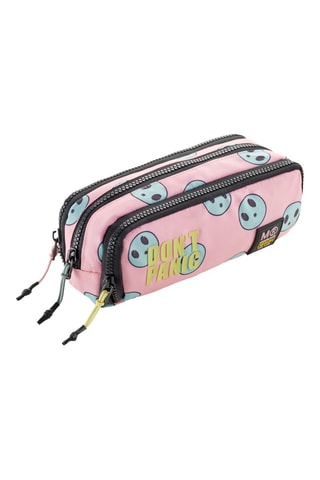 Trousse Don't Panic - Rose - Rose, jaune et bleu