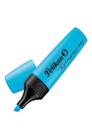 10 surligneurs Textmarker 490 - Encre bleue