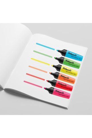10 surligneurs Textmarker 490 - Encre bleue