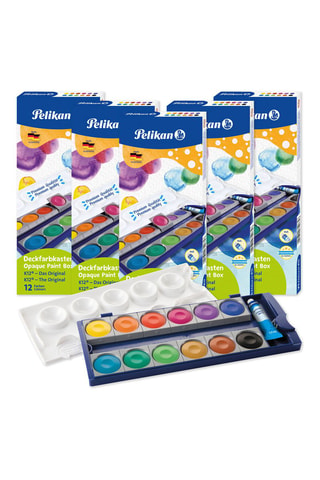 Palette de peinture aquarelle - 12 couleurs