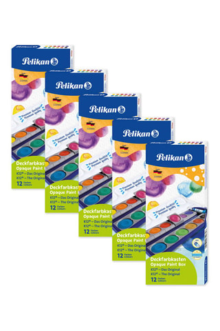 Palette de peinture aquarelle - 12 couleurs