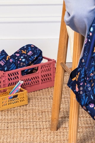 Trousse Desert - Bleu marine - Bleu et rose