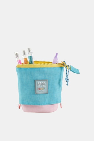 Trousse Katy - Turquoise et rose - Rose et bleu