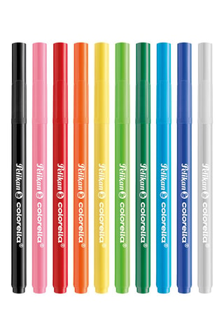 10 stylos-feutres - 10 encres
