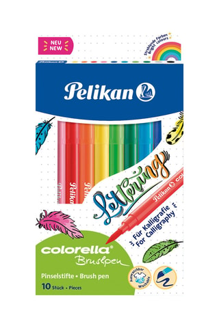 10 stylos-feutres - 10 encres