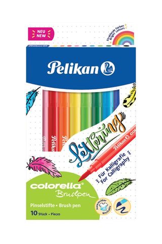 10 stylos-feutres - 10 encres