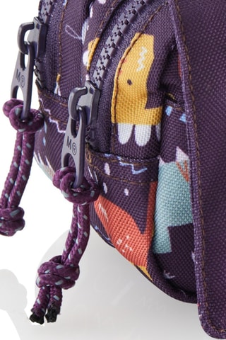 Trousse Fun Dino - Violet et orange - Violet et orange