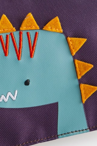 Trousse Fun Dino - Violet et orange - Violet et orange