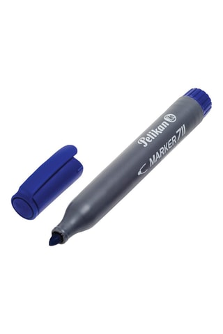 10 marqueurs permanents - Encre bleue