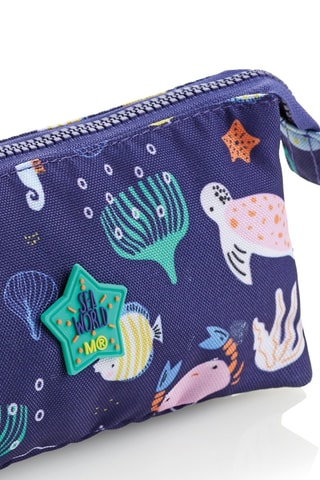 Trousse Sea World - Bleu marine - Vert et bleu