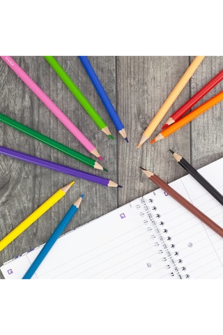 12 crayons de couleur - Multicolore