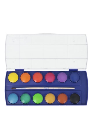 Palette de peinture aquarelle - 12 couleurs