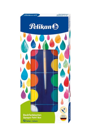 Palette de peinture aquarelle - 12 couleurs