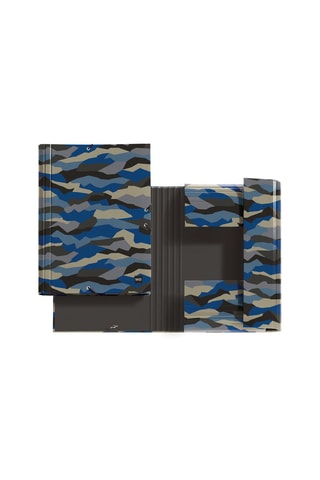 Chemise Hard Rocks Bleu et marron - 28,5 x 28,5 cm