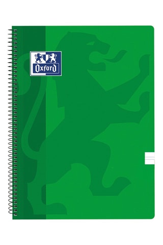 5 cahiers à spirale - 160 pages - Jaune et vert clair