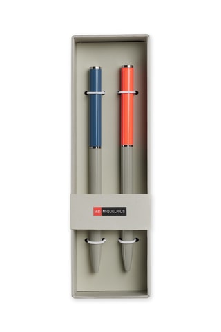 2 stylos-billes - Encre bleue