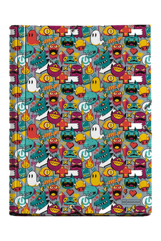 Classeur à rabat Level Up - Gris foncé - 25 x 34 x 2 cm