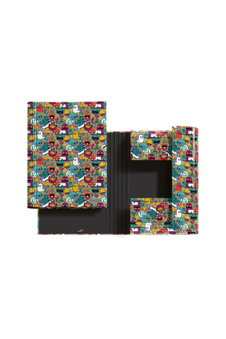 Classeur à rabat Level Up - Gris foncé - 25 x 34 x 2 cm