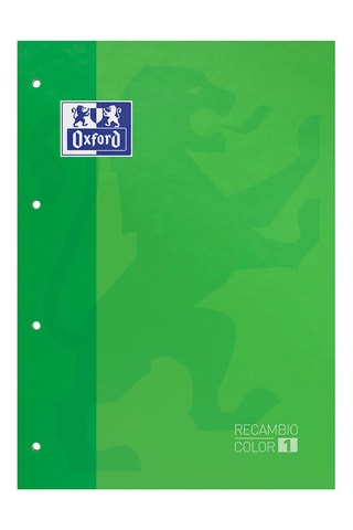 Cahier à spirale - 160 pages - Vert clair - 21 x 29,7 cm