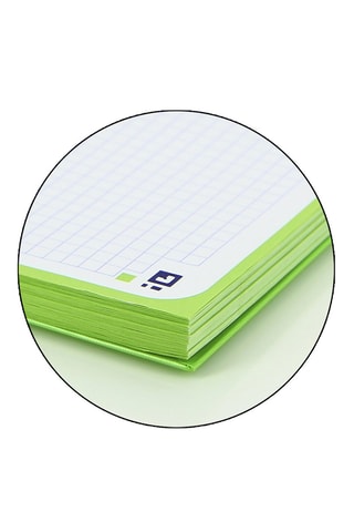 Cahier à spirale - 160 pages - Vert clair - 21 x 29,7 cm