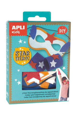 Kit de création masque et menottes Super star - Dès 4 ans
