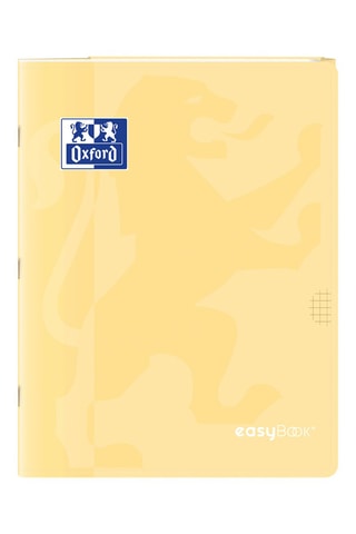10 cahiers à carreaux Easybook - 10 x 96 pages - Jaune et orange