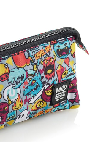 Trousse Level Up - Ciel - Rouge, jaune et bleu