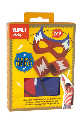 Kit de création masque et menottes Super-héros - Dès 4 ans