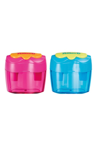 10 taille-crayons - Rose et bleu clair