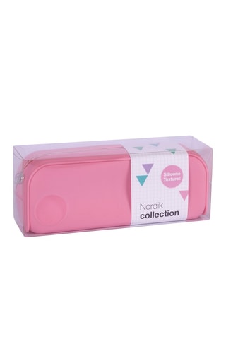 Trousse en silicone Nordik Rose - Rose