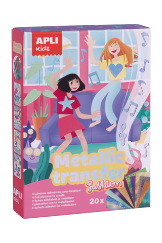 Jeu de feuilles métallisées Fashion Dès 5 ans