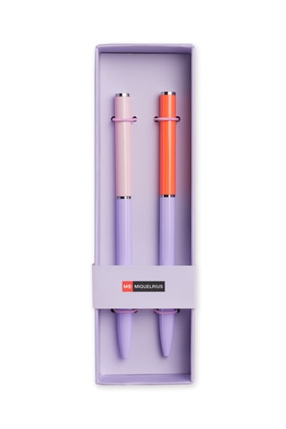 2 stylos-billes - Encre bleue