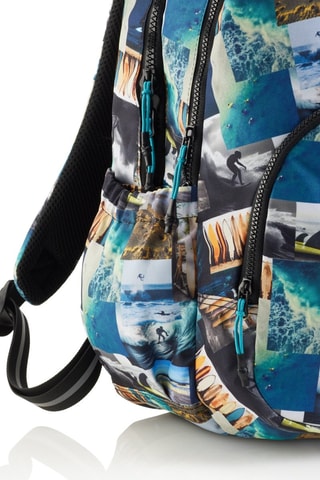 Sac à dos - Bleu marine - Marron et bleu