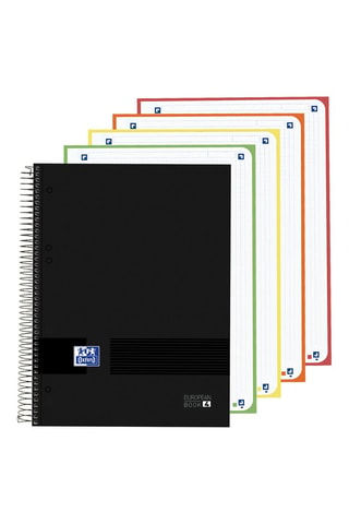 Cahier à carreaux à spirale - 240 pages - Modèle aléatoire