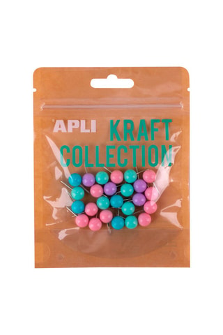 25 épingles Kraft Multicolore