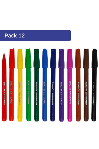 12 stylos-feutres Colorella Star - 12 encres